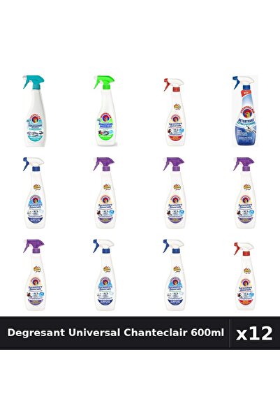 Chanteclair Set 12 Degresant Universal 600ml + Detartrant 625ml - 7 Arome