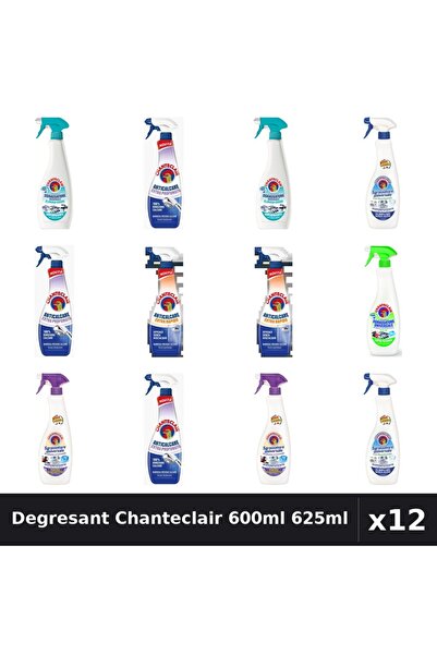 Chanteclair Set 12 Degresant Universal 600ml 625ml - 7 Arome, Anticalcar, Bic...