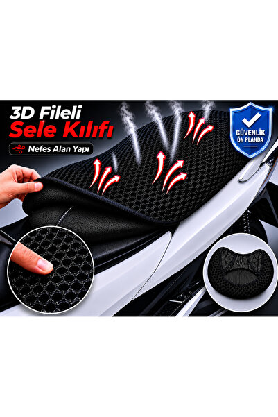 Vi Caro Husa scaun motocicleta Mondial 151 RS Husa scaun din plasa 3D Protect...