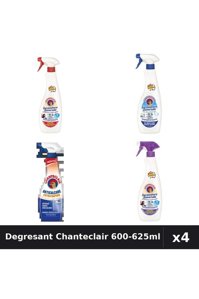 Chanteclair Set 4 Degresant Universal 600-625ml - Marsilia, Bicarbonat, Mosc ...