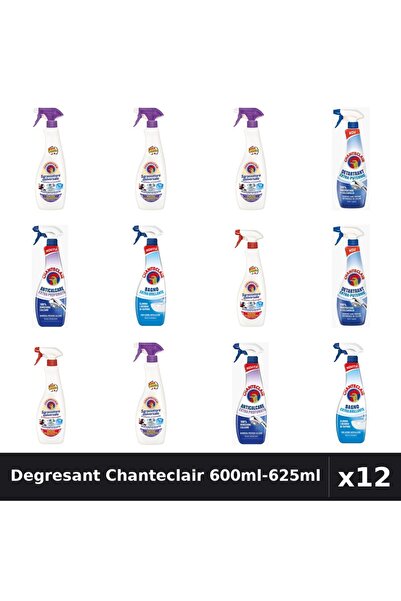 Chanteclair Set 12 Degresant Universal 600ml-625ml - Mosc, Marsilia, Anticalcar