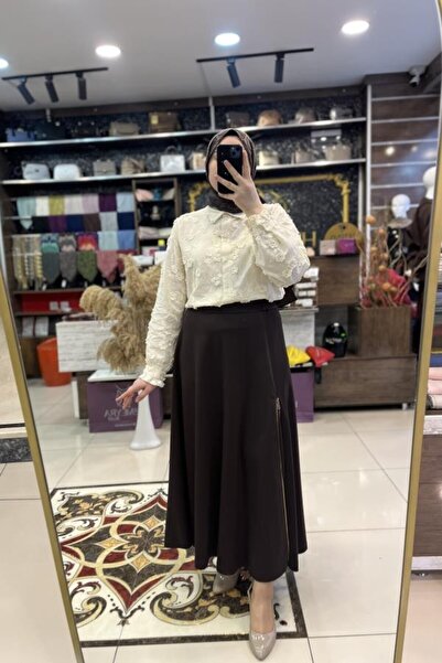 Sentez تنورة روزي بسحّاب جانبي
