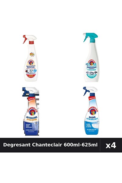 Chanteclair Set 4 Degresant Universal 600ml-625ml - Marsilia, Anti-Miros, Ant...