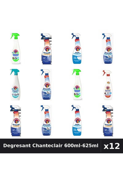 Chanteclair Set 12 Degresant Universal 600ml-625ml - Lamaie, Marsilia, Antica...