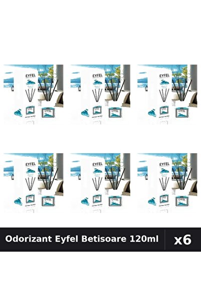 Eyfel Set 6 Odorizant Camera Betisoare Ocean 120ml - Parfum Intens Casa