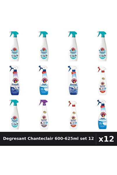 Chanteclair Set 12 Degresant Universal 600-625ml - Anti-Miros, Lavanda, Marsilia