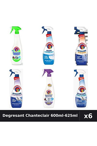 Chanteclair Set 6 Degresant Universal 600ml-625ml - Lamaie, Lavanda, Anticalcar