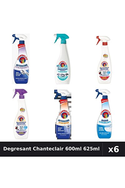 Chanteclair Set 6 Degresant Universal 600ml 625ml - Anti-Miros, Marsilia, Mos...