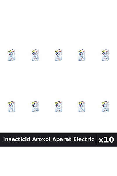 Aroxol Set 10 Aparat Electric & Rezerve Insecticid - Anti Insecte Casa