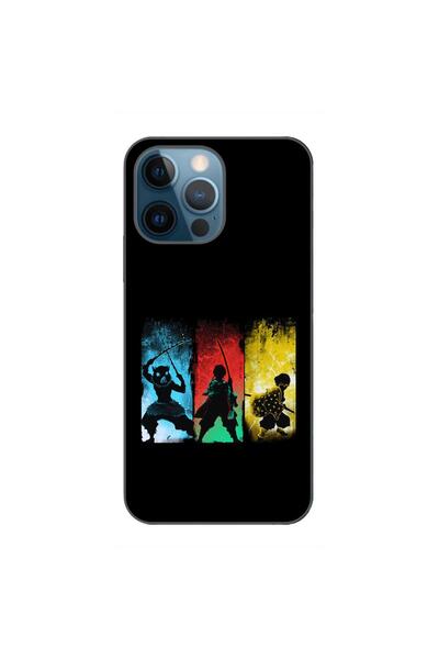 OEM Husa compatibila cu Apple iPhone 12 Pro Silicon Gel Tpu Model Demon Slaye...