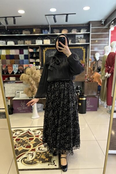 HÜMEYRA BUTİK Jan Jan Buluzlu Lace Skirt Set