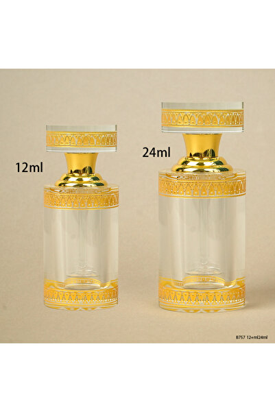 NUJET 2pcs Crystal Oil Bottle 24ml+12ml B757