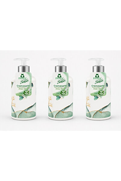 Frosch Senses Aloe Vera Cream Liquid Soap 300 ml – Moisturizing Hand Soap X 3...
