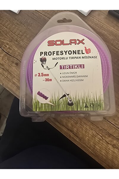 Solax Profesyonel Tırtıklı Tırpan Misinası 3.5 mm 36 Metre Motorlu Tırpan
