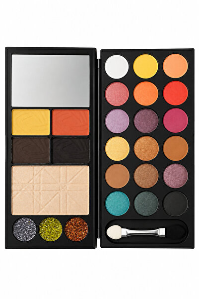 Sudedi Home 26-Color Mirrored Makeup Palette with Matte and Glitter Eyeshadow...
