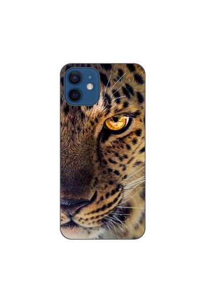 OEM Θήκη συμβατή με Apple iPhone 12 από σιλικόνη gel TPU με σχέδιο λεοπάρδαλης