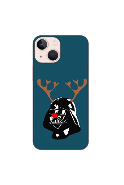 OEM Husa compatibila cu Apple iPhone 13 Mini Silicon Gel Tpu Model Craciun Da...