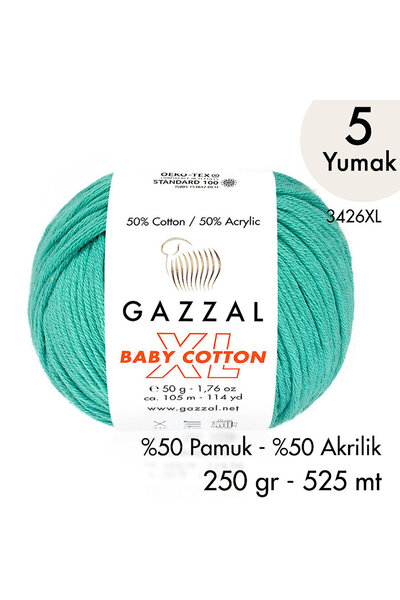 Gazzal Baby Cotton XL 3426XL
