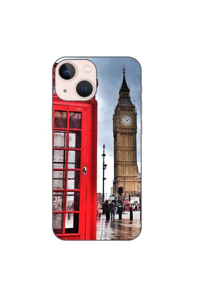 OEM Husa compatibila cu Apple iPhone 13 Mini Silicon Gel Tpu Model London