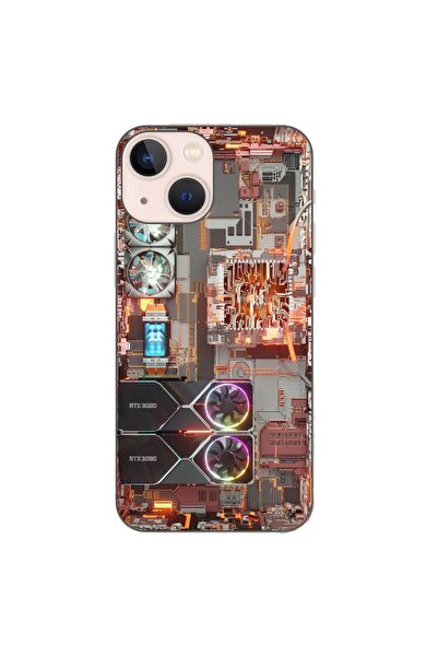 OEM Husa compatibila cu Apple iPhone 13 Mini Silicon Gel Tpu Model Motherboard