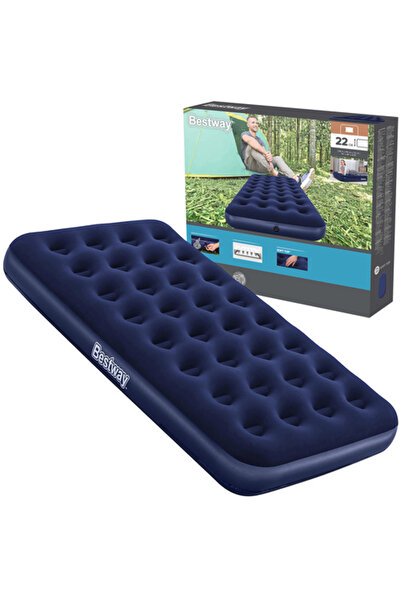 BESTWAY Saltea pneumatică individuală 188x99x22 cm, Albastru marin