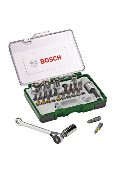 Bosch Screwdriver and socket Top Bottom Set , mixed, 27 pieces