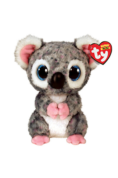 TY Beanie Boos Karli Χνουδωτό Κοάλα Γκρι Με Βούλες 15εκ