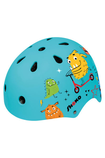 Shoko Παιδικό Κράνος Με Φως Minty Monsters