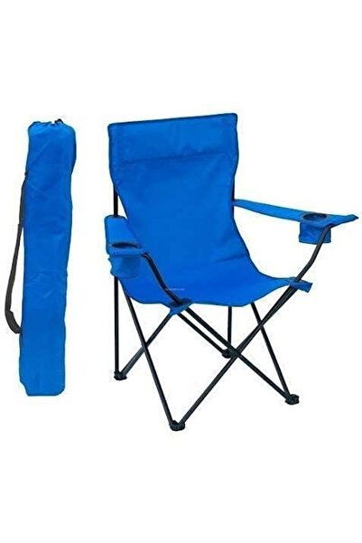 Toybox Portable Folding Camping Chair with Armrest, Mesh Cup Holder & Carry B...