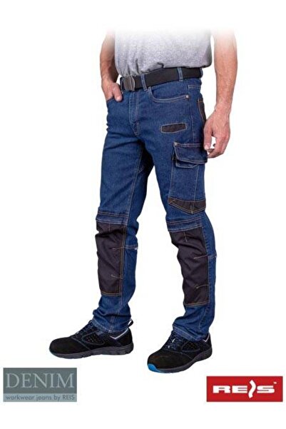 Reis JEANS303-T Pantaloni din denim cu talie protectoare 48 Bleumarin