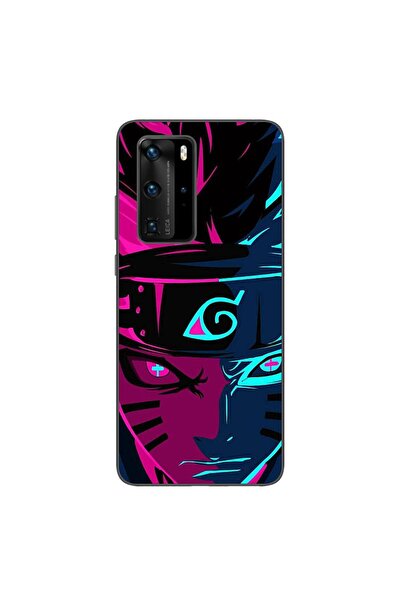 OEM Husa compatibila cu Huawei P40 Pro Silicon Gel Tpu Model Naruto Purple Sa...