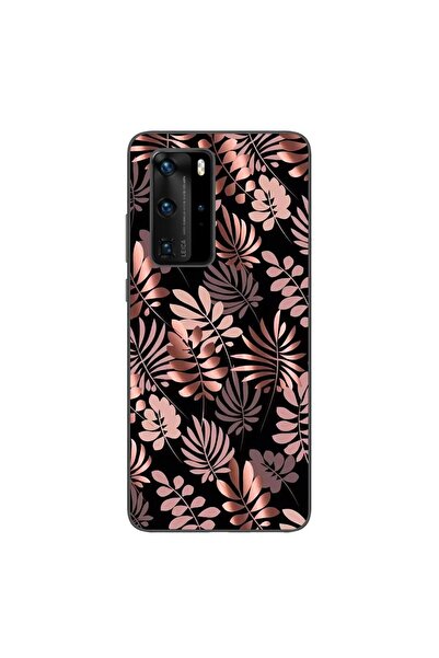 OEM Husa compatibila cu Huawei P40 Pro Silicon Gel Tpu Model Bronze Paradise