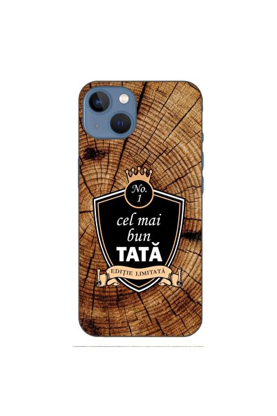 OEM Husa compatibila cu Apple iPhone 13 Silicon Gel Tpu Model Cel Mai Bun Tata