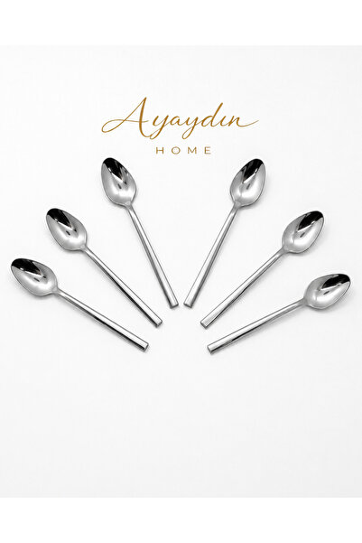 AYAYDIN HOME Paslanmaz Çelik Çay Kaşığı 6'lı Set