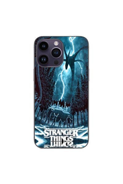 OEM Husa compatibila cu Apple iPhone 14 Pro Max Silicon Gel Tpu Model Strange...
