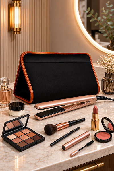 Arnee Velvet Large Size Makeup Bag Hair Straightener Tongs Bag Cosmetic Bag