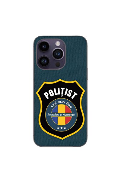 OEM Θήκη συμβατή με Apple iPhone 14 Pro από σιλικόνη gel TPU με σχέδιο αστυνο...