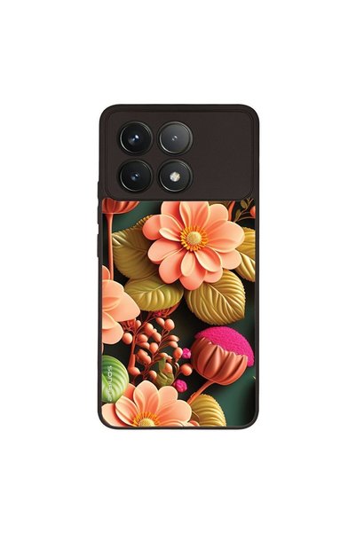 Sonique Θήκη 3D Flower Series για Xiaomi Poco F6 Pro 5G Σομόν