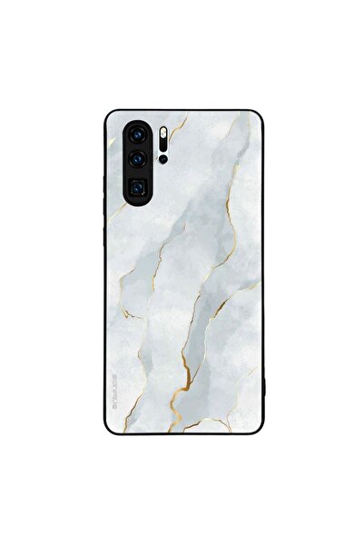 Sonique Θήκη Marble Series για Huawei P30 Pro Λευκό 01