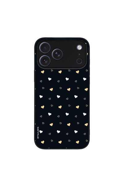 Sonique Θήκη Heart Series για Apple iPhone 17 Pro Max Μαύρο 01