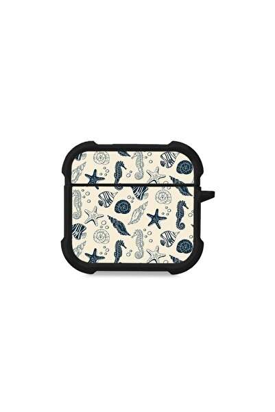 Sonique Θήκη Σιλικόνης Ocean Series για AirPods 4 Όστρακα
