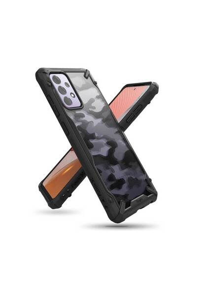 Ringke Θήκη Fusion X Samsung Galaxy A72 4G Camo Black