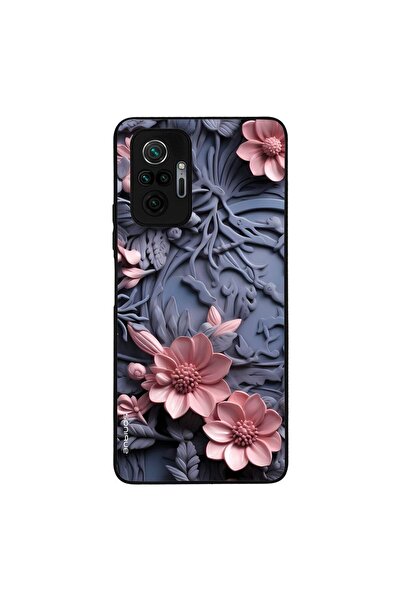 Sonique Θήκη 3D Flower Series για Xiaomi Redmi Note 10 Pro Ροζ 02