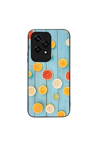 Sonique Θήκη Fruit Series για Honor 200 Lite 5G Γκρέιπφρουτ