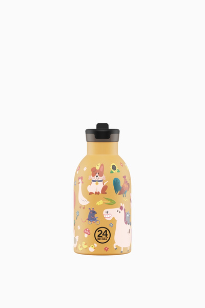 24 Bottles Clima Bottle Farm Friends Pipetli Paslanmaz Çelik Termos 330 ml