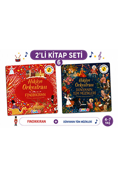 Eolo Hikâye Orkestrası Fındıkkıran & Dünyanın Tüm Müzikleri Sesli Kitap 4-7 Yaş