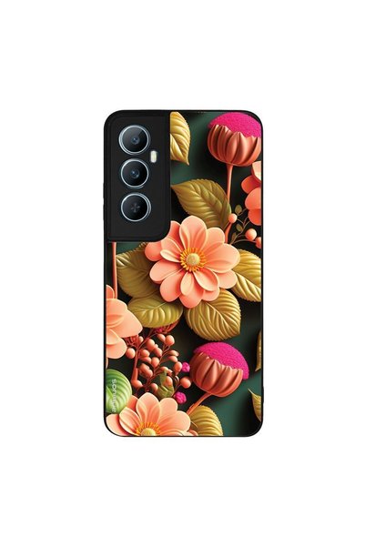 Sonique Θήκη 3D Flower Series για Realme C65 4G Σομόν