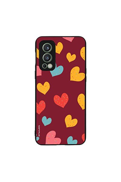 Sonique Θήκη Heart Series για OnePlus Nord 2 5G Μπορντώ