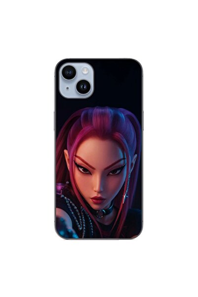 OEM Husa compatibila cu Apple iPhone 15 Plus Silicon Gel Tpu Model KPop Demon...