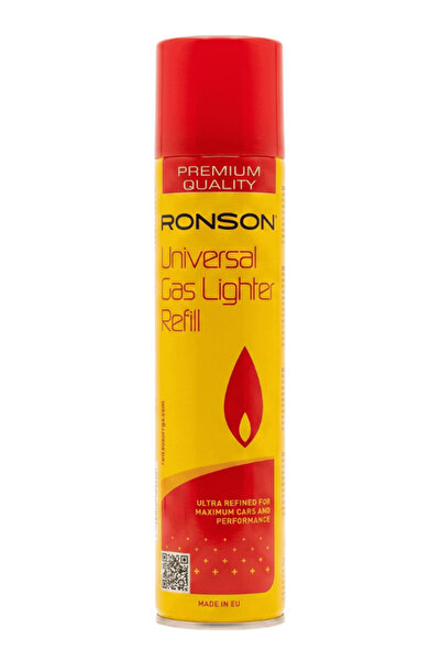Ronson Premium Gazlı ve Pürmüzlü Çakmaklar İçin Bütan Gaz 300ml - TR9830